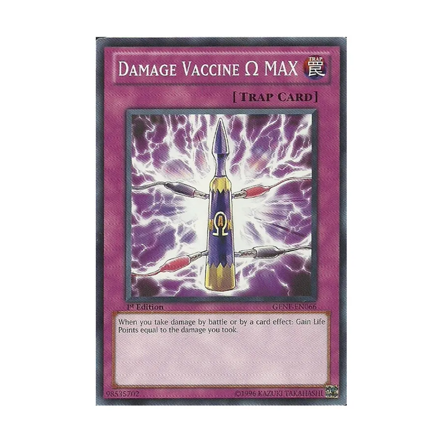 CCG Вакцина против повреждения Омега МАКС (Общая), Yu-Gi-Oh - Generation Force - Singles
CCG Вакцина против повреждения Омега МАКС (Общая), Yu-Gi-Oh - Generation Force - Singles