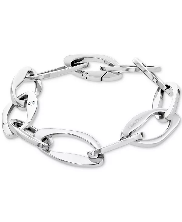 Браслет-Цепочка со скульптурными звеньями паве Calvin Klein, silver
Браслет-Цепочка со скульптурными звеньями паве Calvin Klein, silver