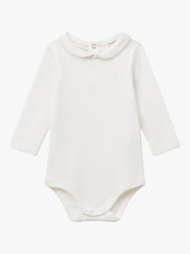 Детский хлопковый комбинезон с длинными рукавами в виде зайчика Benetton, White
Детский хлопковый комбинезон с длинными рукавами в виде зайчика Benetton, White