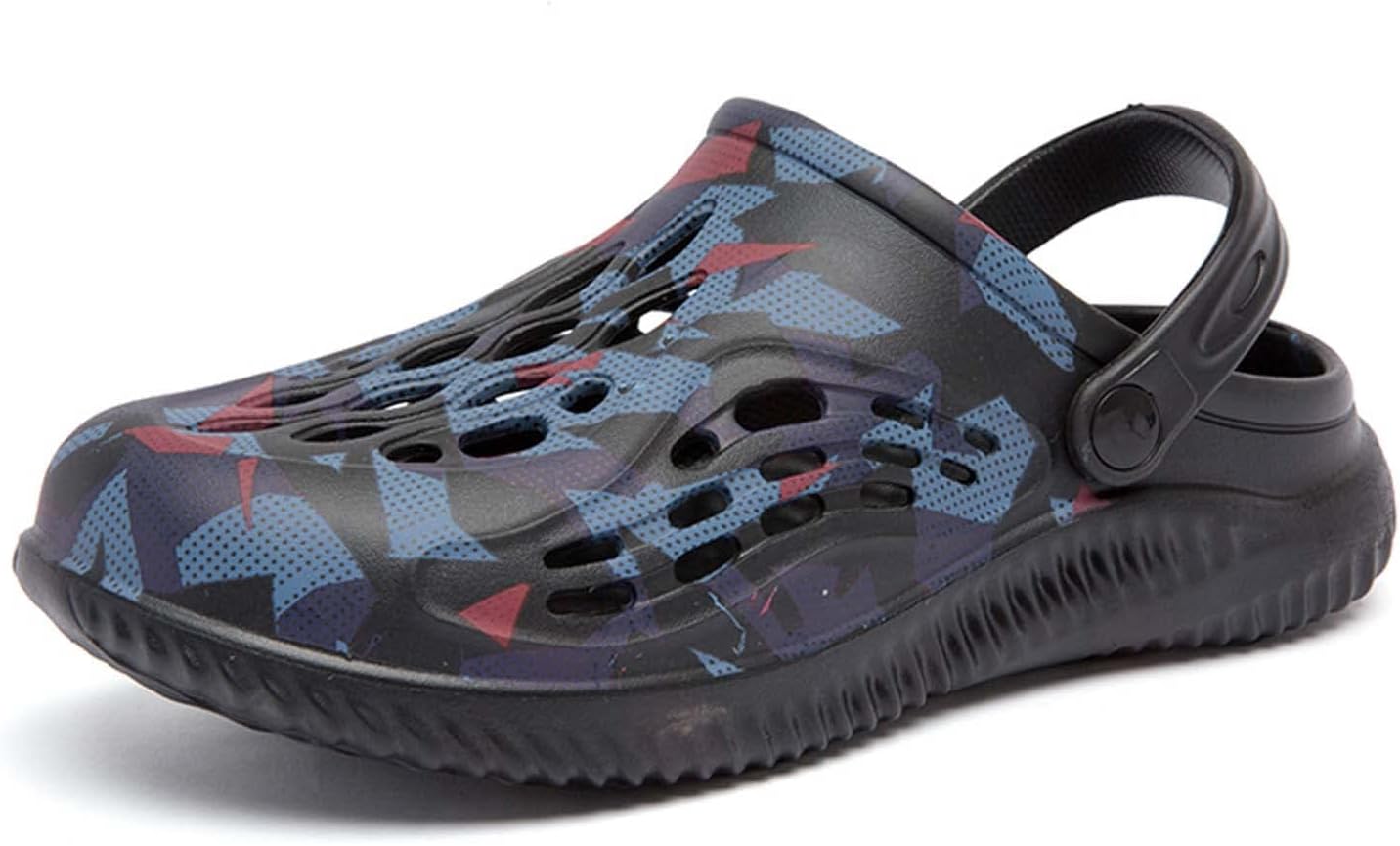 Мужские садовые кломпы камуфляжные водные сандалии спортивные кломпы легкие противоскользящие резиновые туфли Meidiastra, черный
Мужские садовые кломпы камуфляжные водные сандалии спортивные кломпы легкие противоскользящие резиновые туфли Meidiastra, черный
