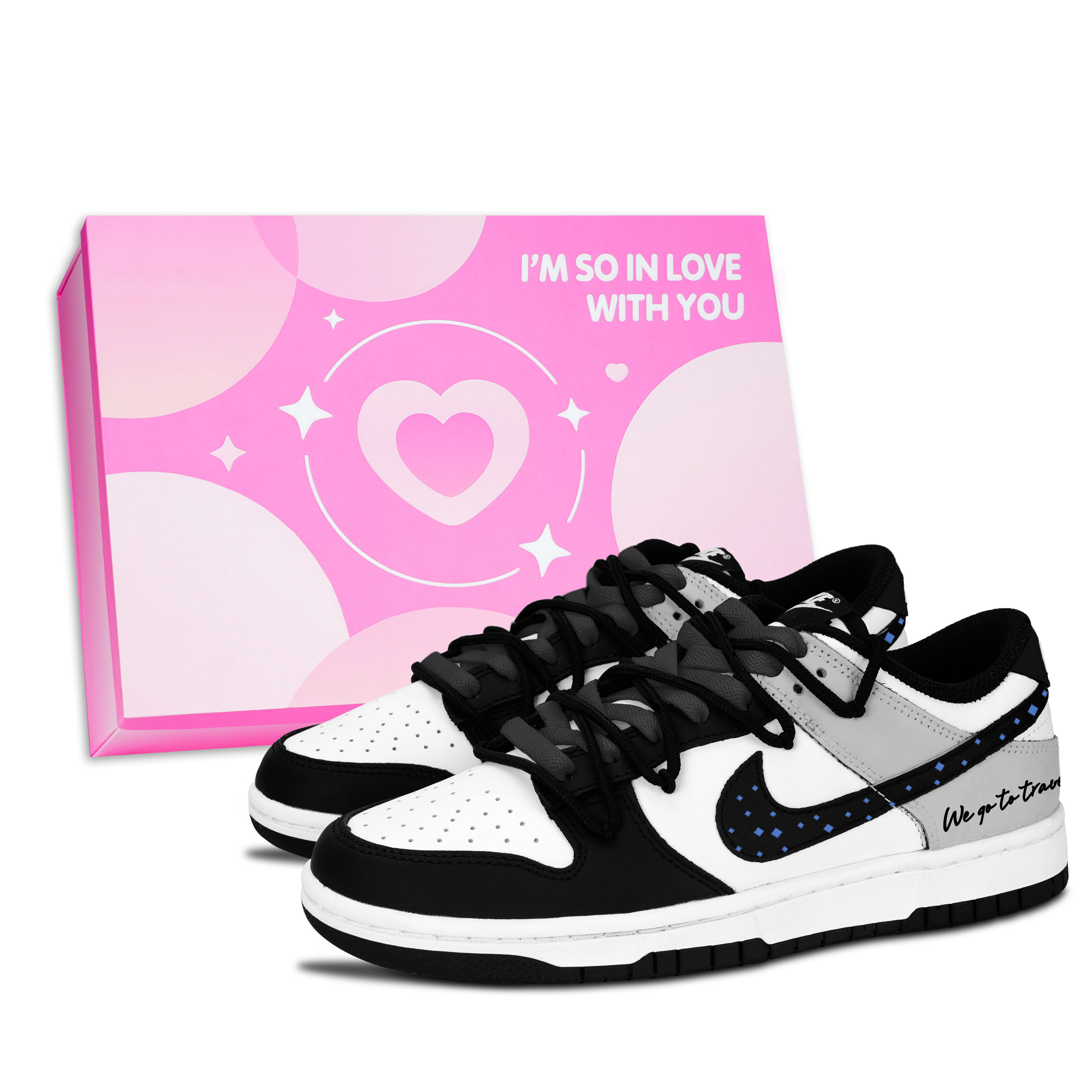 Nike Данк черно-белые, серые противоскользящие устойчивые к истиранию низкие скейтерские кроссовки унисекс серо-черные с синим, цвет Blue
Nike Данк черно-белые, серые противоскользящие устойчивые к истиранию низкие скейтерские кроссовки унисекс серо-черные с синим, цвет Blue