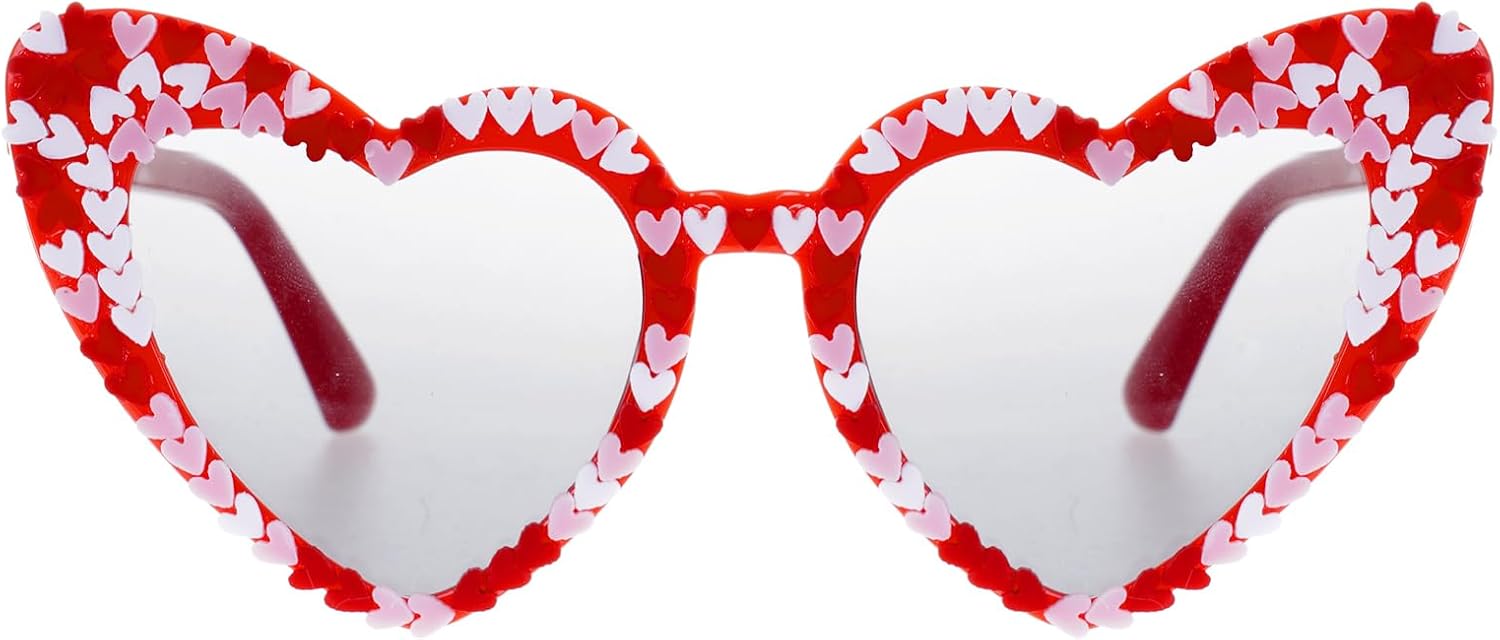 Солнцезащитные очки в форме сердца для женщин, очки в форме сердца, красные солнцезащитные очки с сердечками для подарков на День святого Валентина, свадьбу или вечеринку Haakong, red
Солнцезащитные очки в форме сердца для женщин, очки в форме сердца, красные солнцезащитные очки с сердечками для подарков на День святого Валентина, свадьбу или вечеринку Haakong, red