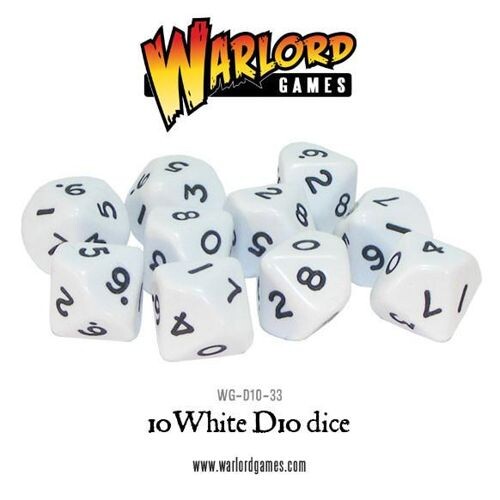 Фигурки D10 Dice Pack – White (10) Warlord Games
Фигурки D10 Dice Pack – White (10) Warlord Games