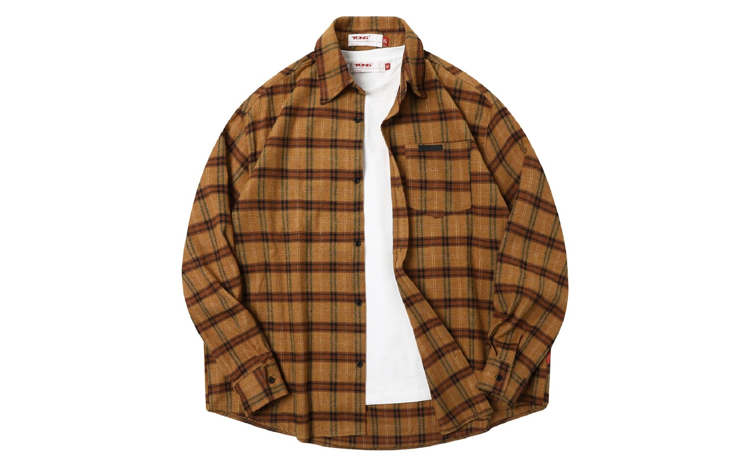 Рубашка унисекс TGNS, Зеленый
Рубашка унисекс TGNS, Зеленый