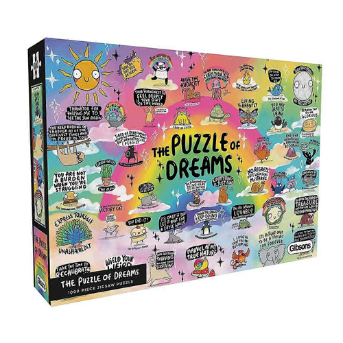 Пазлы Gibsons – The Puzzle Of Dreams – 1000 Piece Jigsaw Puzzle
Пазлы Gibsons – The Puzzle Of Dreams – 1000 Piece Jigsaw Puzzle