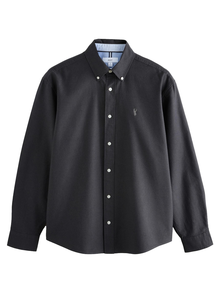 Рубашка на пуговицах классического кроя Next, черный
Рубашка на пуговицах классического кроя Next, черный
