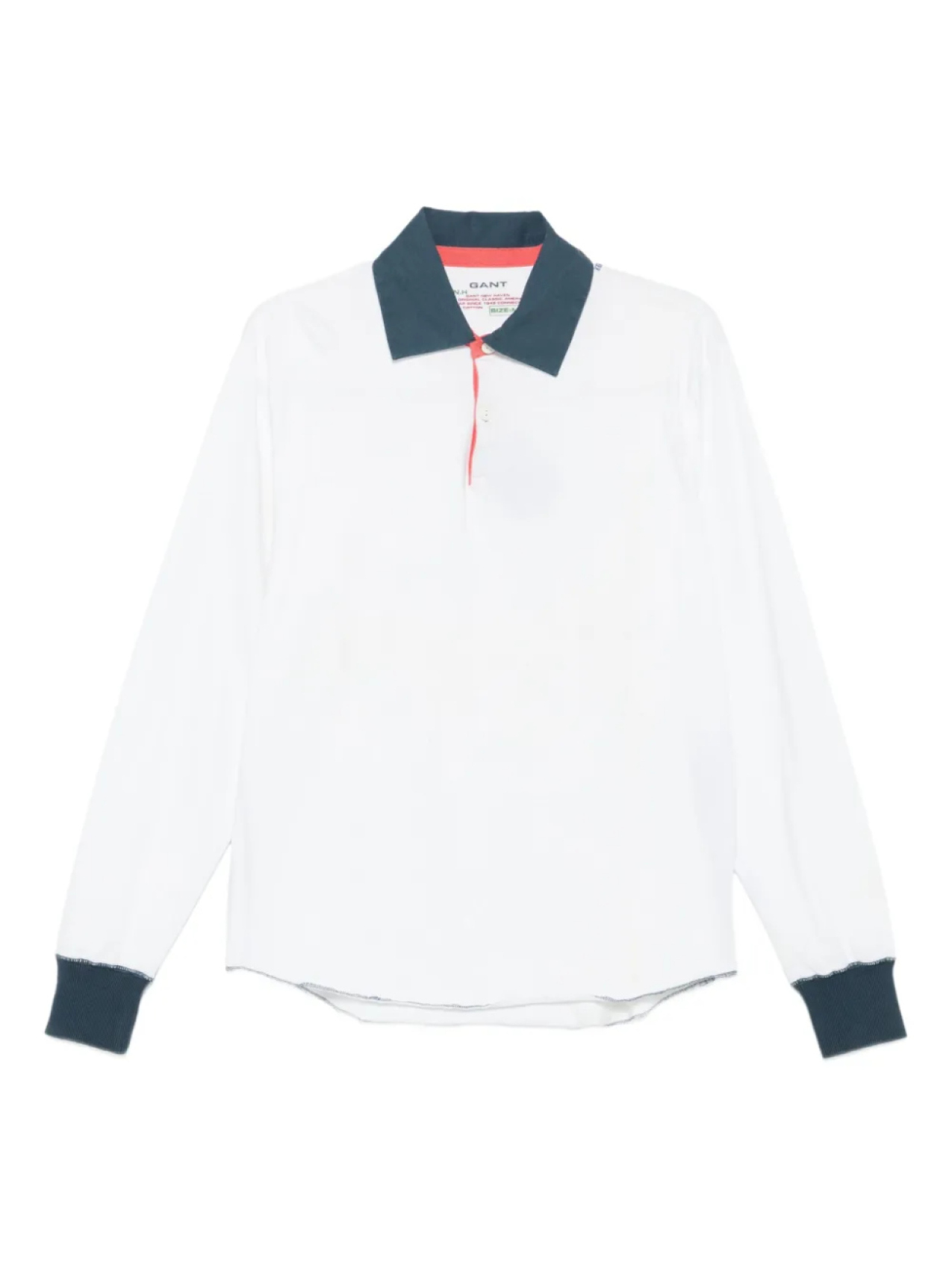 Рубашка-поло Gant с длинными рукавами и контрастным воротником, белый
Рубашка-поло Gant с длинными рукавами и контрастным воротником, белый