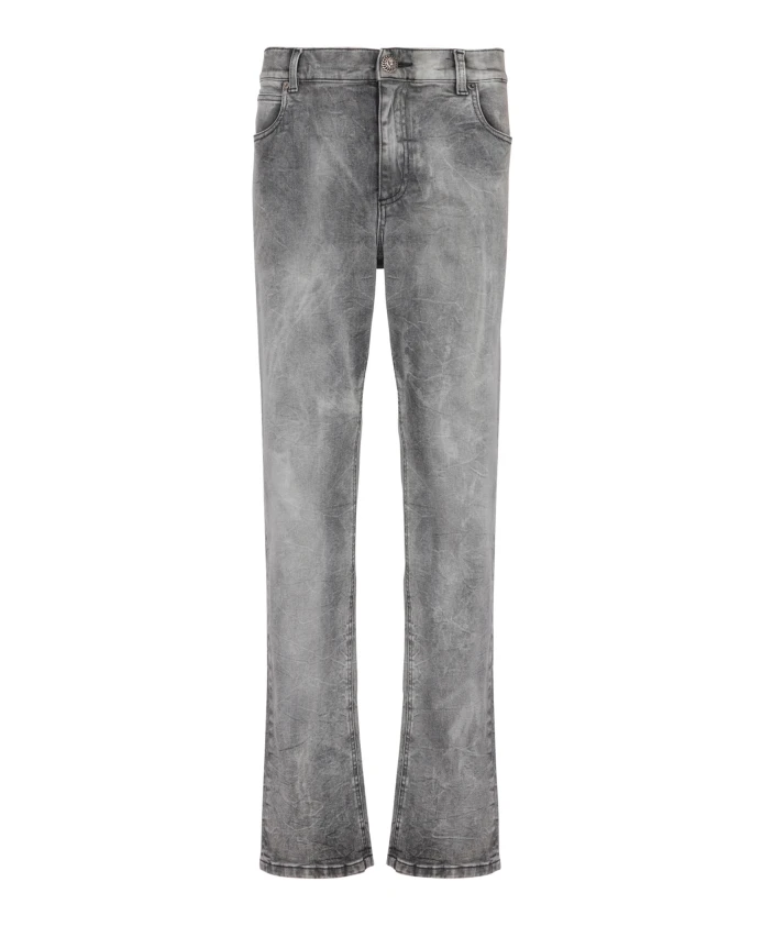 Джинсы прямого кроя из денима Balmain, серый
Джинсы прямого кроя из денима Balmain, серый