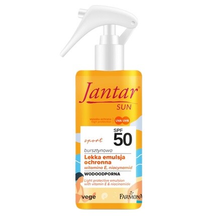 Эмульсия для загара Jantar Sun Amber Spf50 150 мл Farmona
Эмульсия для загара Jantar Sun Amber Spf50 150 мл Farmona