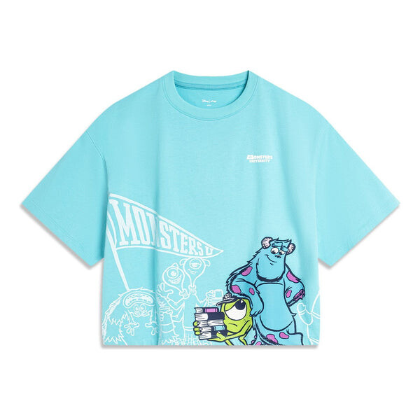 Футболка с графическим принтом университета монстров Диснея Li-Ning, голубой
Футболка с графическим принтом университета монстров Диснея Li-Ning, голубой