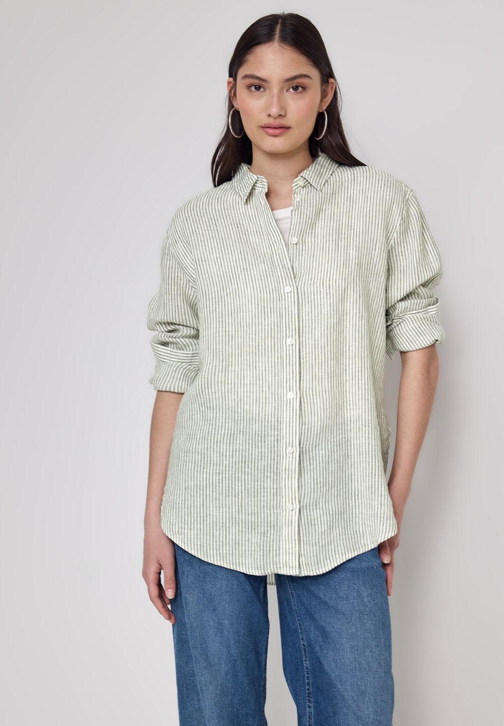 Блузка на пуговицах GESTREIFTE Street One Studio, зеленый
Блузка на пуговицах GESTREIFTE Street One Studio, зеленый