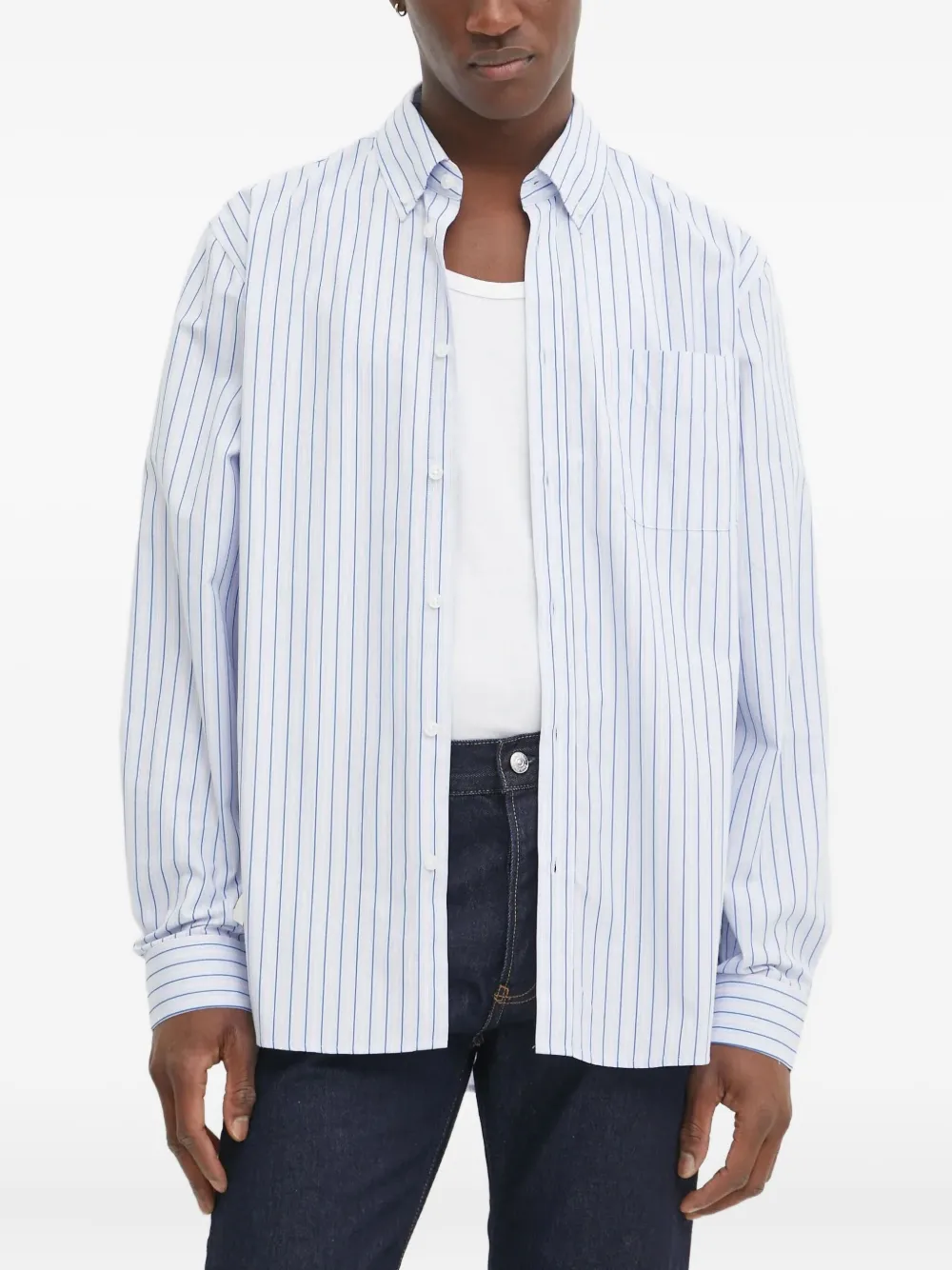 Рубашка в полоску Les Deux, синий
Рубашка в полоску Les Deux, синий