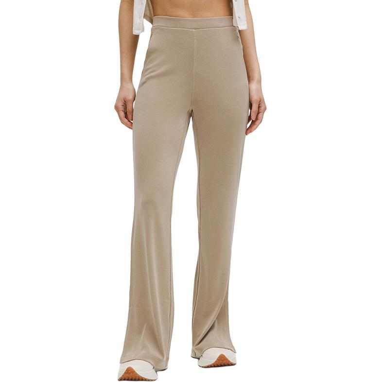 Мягкие стрейчевые повседневные брюки для женщин Lululemon, коричневый
Мягкие стрейчевые повседневные брюки для женщин Lululemon, коричневый