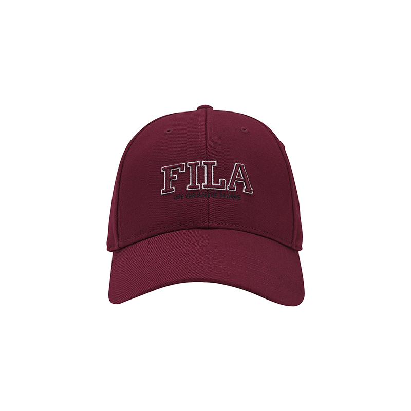 FILA Оригинальная хлопковая бейсболка, Tipsy Burgundy 
FILA Оригинальная хлопковая бейсболка, Tipsy Burgundy