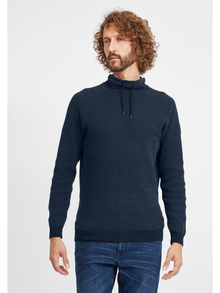 Вязаный свитер BLEND, средне-синий 
Вязаный свитер BLEND, средне-синий