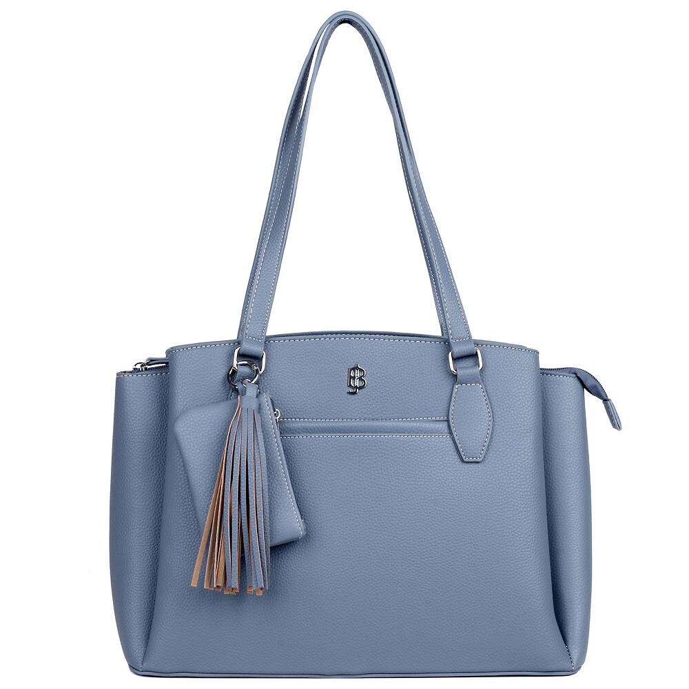 Сумка-портфель Julia Buxton из веганской кожи с тремя отделениями Pebble, синий
Сумка-портфель Julia Buxton из веганской кожи с тремя отделениями Pebble, синий