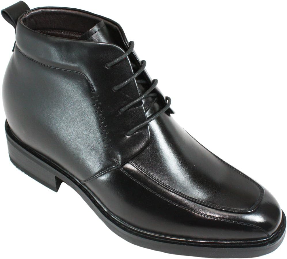 Мужские невидимые туфли-лифтеры Calden - черные кожаные классические ботинки на шнуровке - формальные ботинки до щиколотки - увеличение роста на 8 см - K28801 - размер 11 D(M) US
Мужские невидимые туфли-лифтеры Calden - черные кожаные классические ботинки на шнуровке - формальные ботинки до щиколотки - увеличение роста на 8 см - K28801 - размер 11 D(M) US