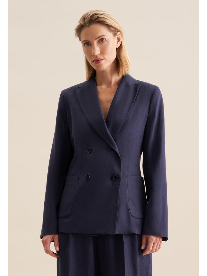 Блузка Seidensticker, темно-синий
Блузка Seidensticker, темно-синий