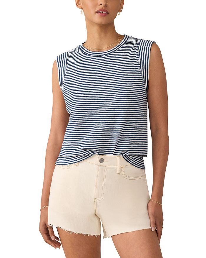 Майка с эффектом утолщённой нити Muscle Faherty, синий
Майка с эффектом утолщённой нити Muscle Faherty, синий