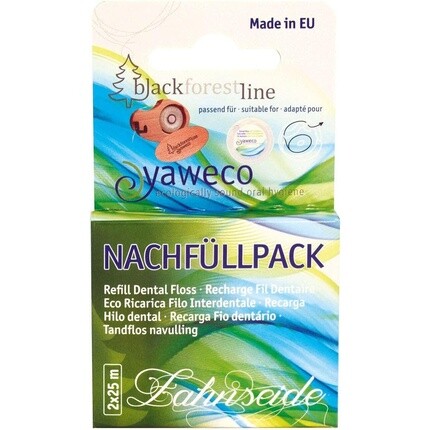 Зубная нить Yaweco Natural Refill, 25 м
Зубная нить Yaweco Natural Refill, 25 м