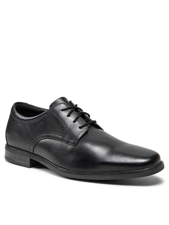 Полуботинки Clarks, черный 
Полуботинки Clarks, черный