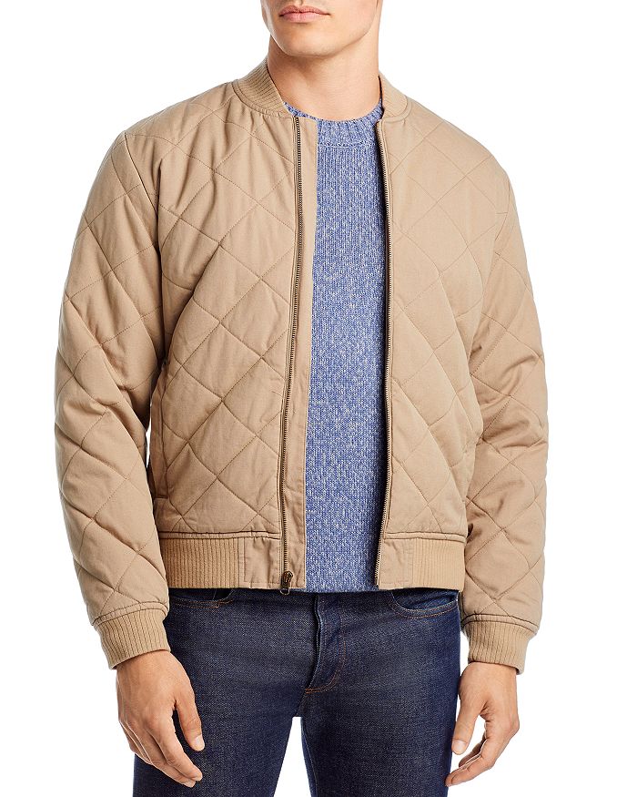 Стеганая куртка-бомбер Peninsula Rails, коричневый/бежевый 
Стеганая куртка-бомбер Peninsula Rails, коричневый/бежевый