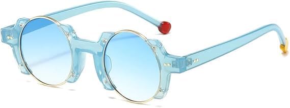 Солнцезащитные очки для мужчин и женщин - защита UV400 - круглые очки в стиле панк с градиентной заклепкой для занятий спортом на открытом воздухе и вождения QWBSER, 4
Солнцезащитные очки для мужчин и женщин - защита UV400 - круглые очки в стиле панк с градиентной заклепкой для занятий спортом на открытом воздухе и вождения QWBSER, 4