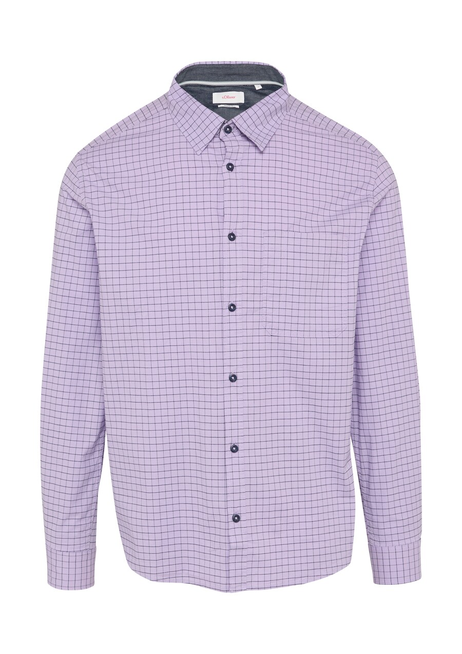 Рубашка обычного кроя на пуговицах s.Oliver, цвет Light purple 
Рубашка обычного кроя на пуговицах s.Oliver, цвет Light purple