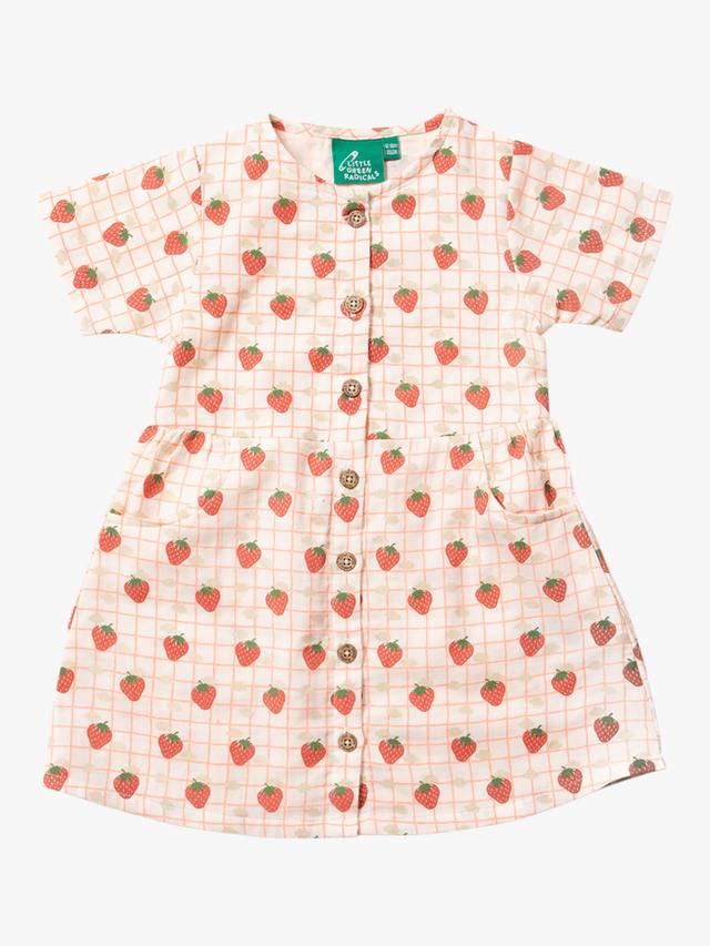 Платье из чистого органического хлопка baby strawberry days из чистого органического хлопка Little Green Radicals, кремовый/разноцветный 
Платье из чистого органического хлопка baby strawberry days из чистого органического хлопка Little Green Radicals, кремовый/разноцветный
