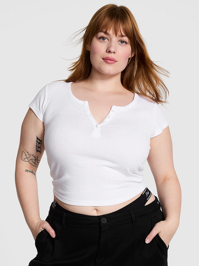 Футболка хенли с несколькими ребрами Pink, цвет vs white
Футболка хенли с несколькими ребрами Pink, цвет vs white