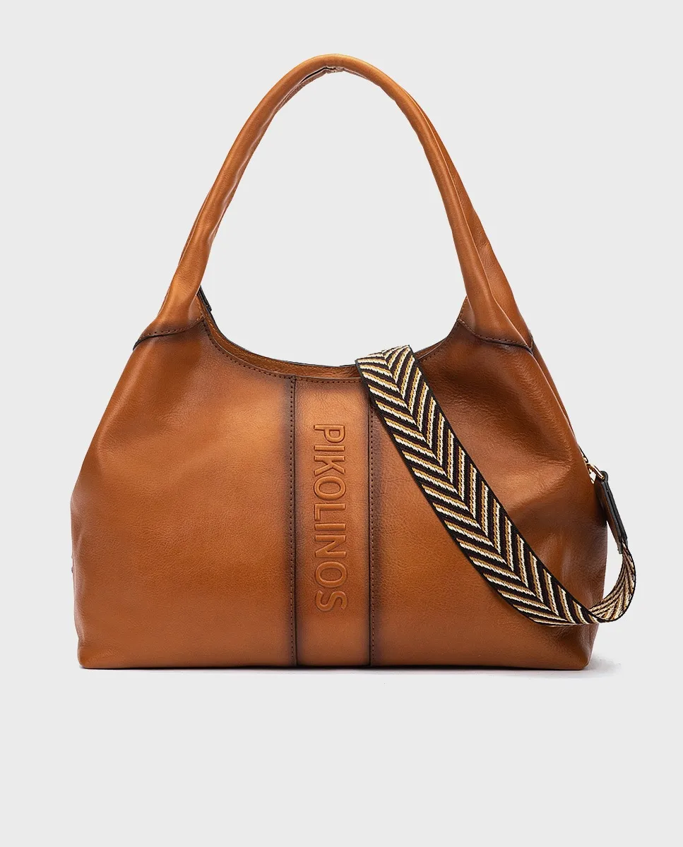 Женская кожаная сумка через плечо с застежкой-молнией Pikolinos, коричневый
Женская кожаная сумка через плечо с застежкой-молнией Pikolinos, коричневый