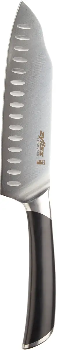 Нож zyliss Santoku "Comfort Pro", (1 шт.), немецкая нержавеющая сталь, прочный, эргономичной формы Общая длина 32 см, Длина клинка 18 см., серебристый/черный
Нож zyliss Santoku "Comfort Pro", (1 шт.), немецкая нержавеющая сталь, прочный, эргономичной формы Общая длина 32 см, Длина клинка 18 см., серебристый/черный