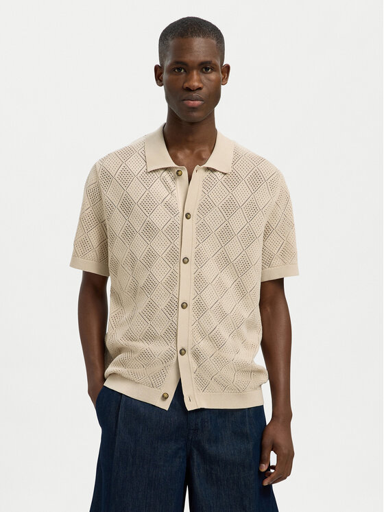 Рубашка обычного кроя 16097564 Selected Homme, бежевый
Рубашка обычного кроя 16097564 Selected Homme, бежевый