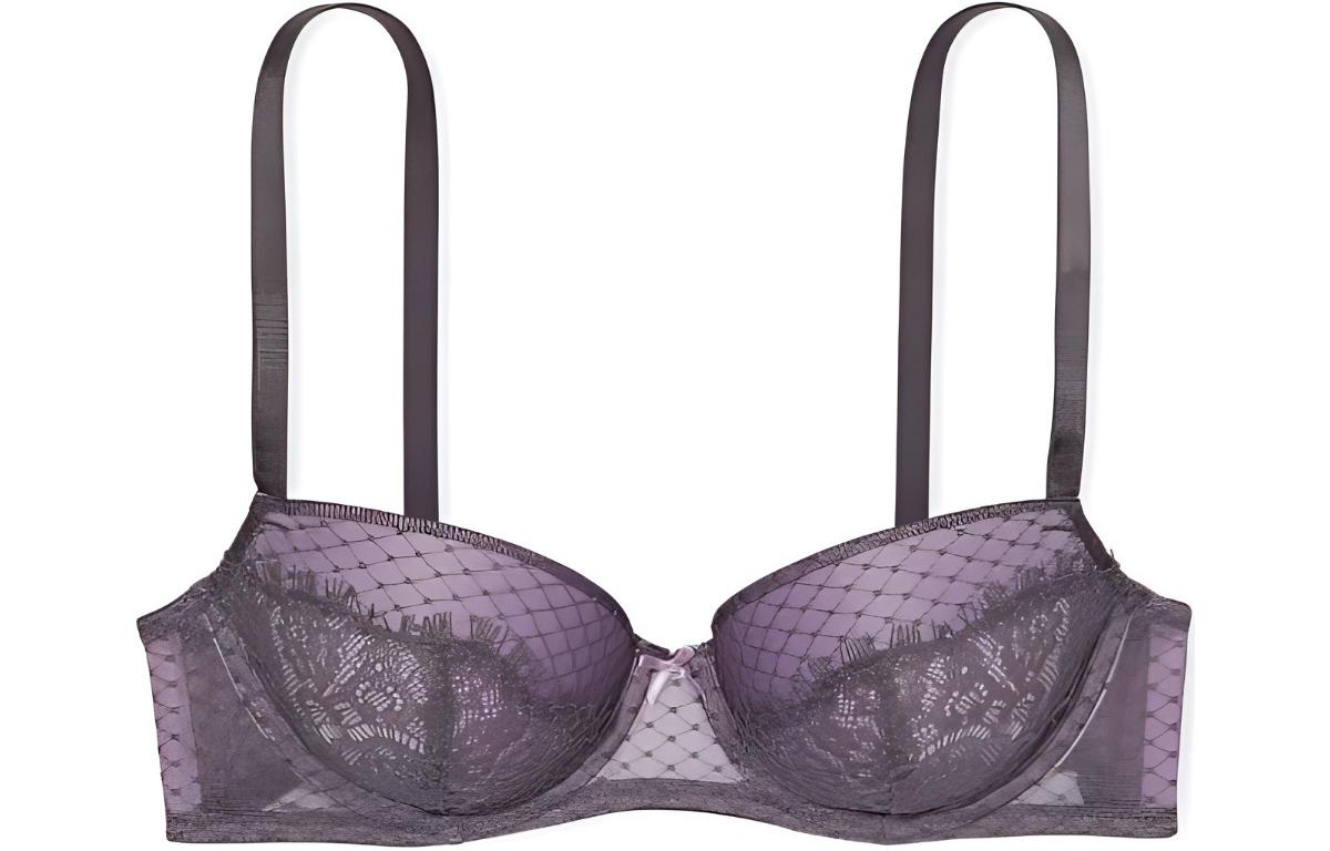 Бюстгальтер Victoria's Secret женский фиолетово-серый
Бюстгальтер Victoria's Secret женский фиолетово-серый