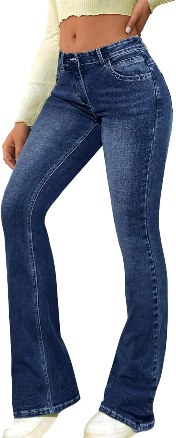 Женские джинсы с низкой посадкой, эластичные, расклешенные ZH8FCHAN
Женские джинсы с низкой посадкой, эластичные, расклешенные ZH8FCHAN