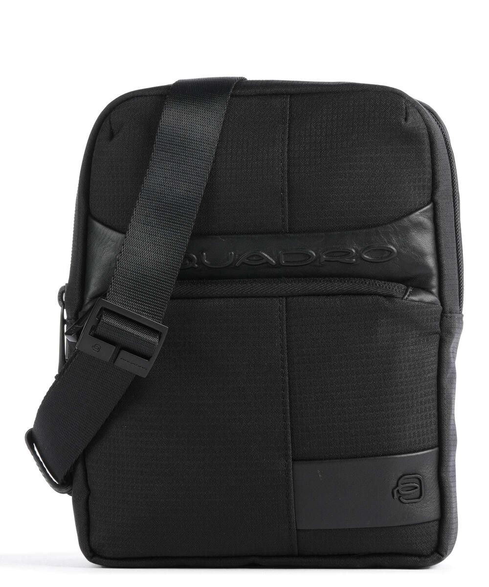 Шерстяная сумка через плечо из переработанного полиэстера Piquadro, черный 
Шерстяная сумка через плечо из переработанного полиэстера Piquadro, черный