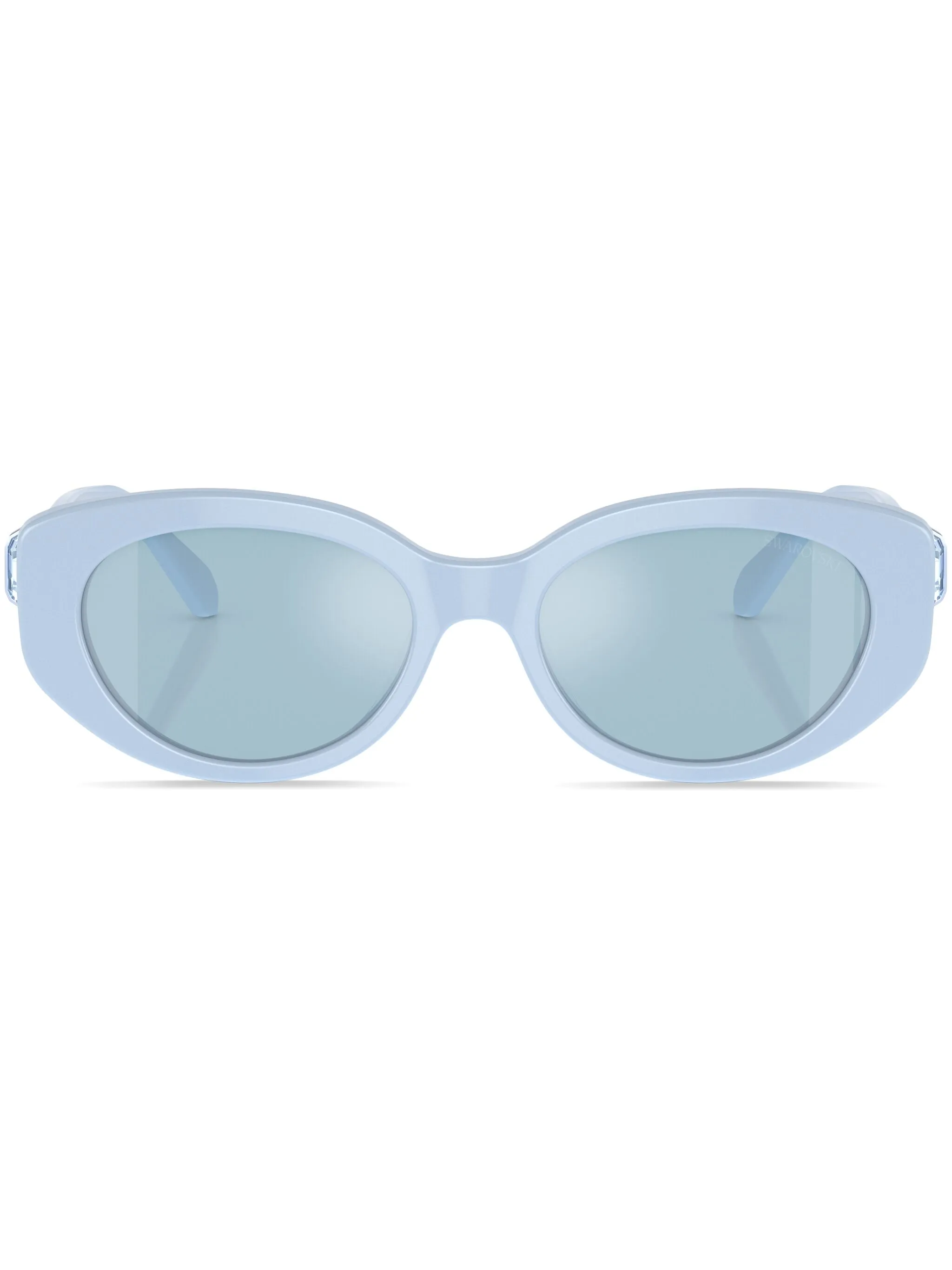 Солнцезащитные очки в оправе кошачий глаз с кристаллами Swarovski Eyewear, синий
Солнцезащитные очки в оправе кошачий глаз с кристаллами Swarovski Eyewear, синий