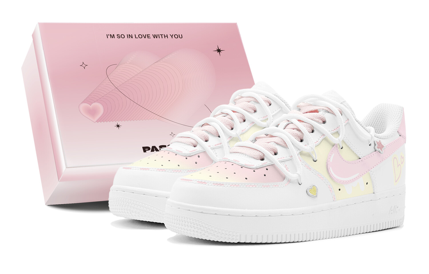 Кроссовки Nike Air Force 1 Skateboarding Shoes Women's Low-top Yellow, розовый
Кроссовки Nike Air Force 1 Skateboarding Shoes Women's Low-top Yellow, розовый