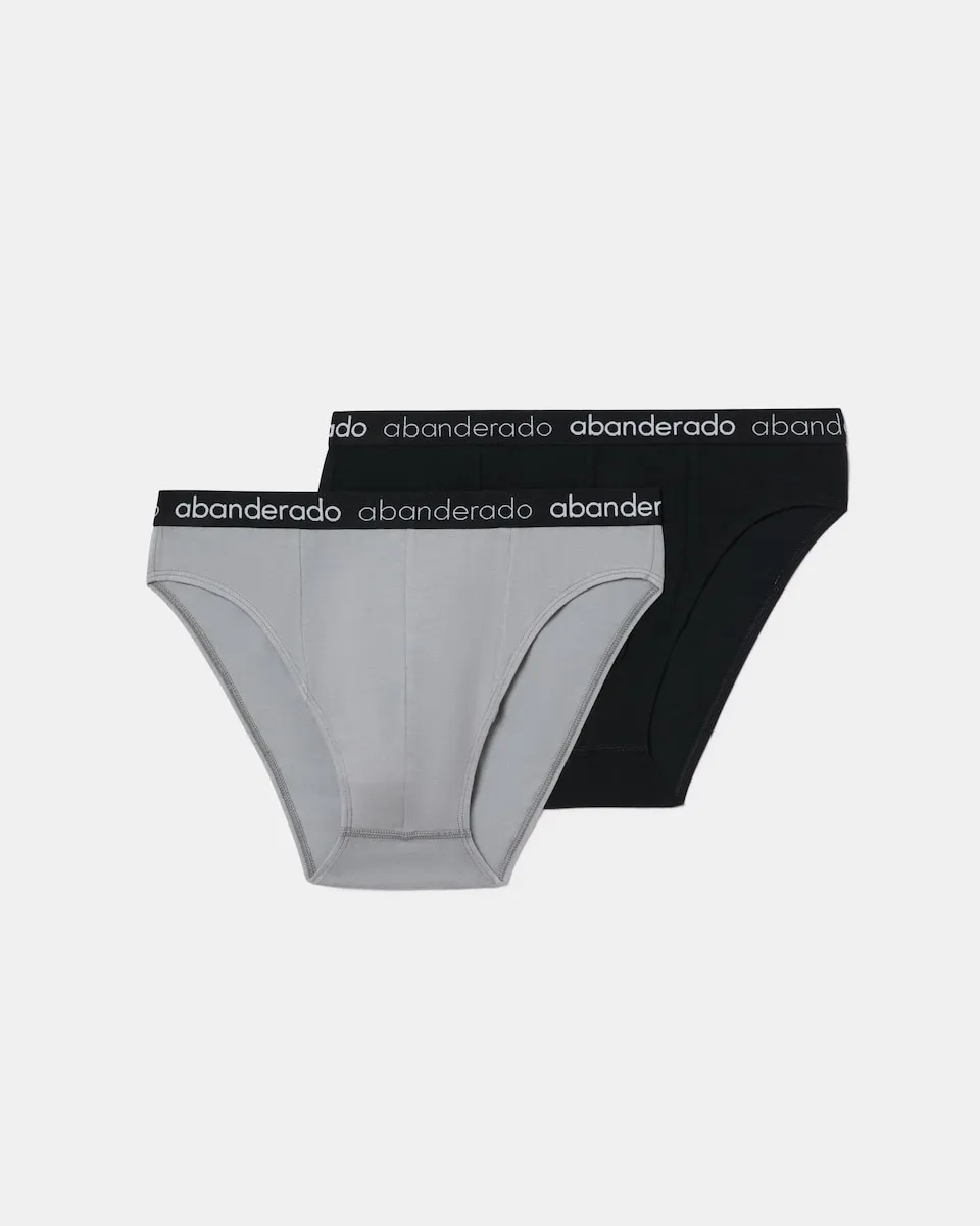 Набор из двух мужских трусов из эластичного хлопка Abanderado, серый
Набор из двух мужских трусов из эластичного хлопка Abanderado, серый