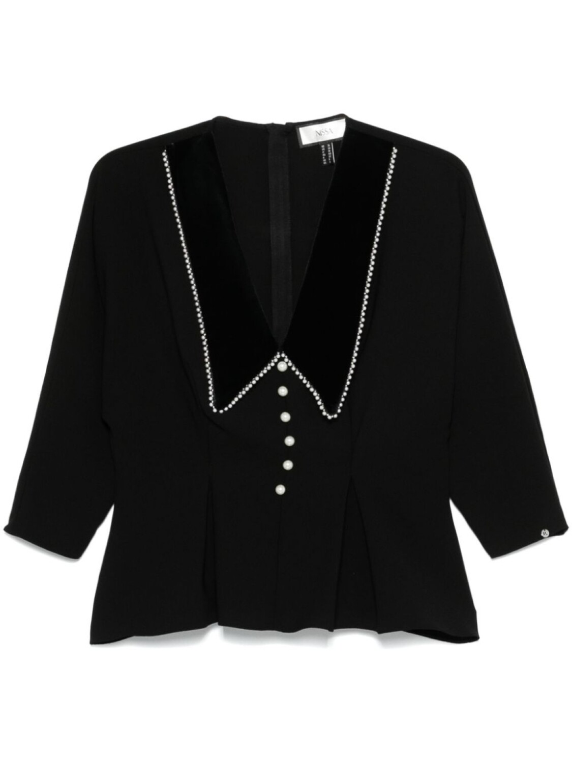 Рубашка с объемным воротником NISSA, черный
Рубашка с объемным воротником NISSA, черный