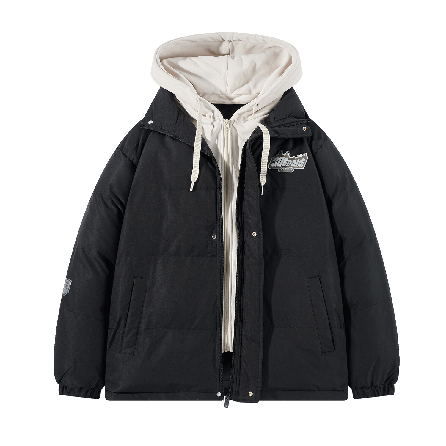 30Braid Стеганая куртка унисекс, Серый-86 (подделка из двух штук)
30Braid Стеганая куртка унисекс, Серый-86 (подделка из двух штук)