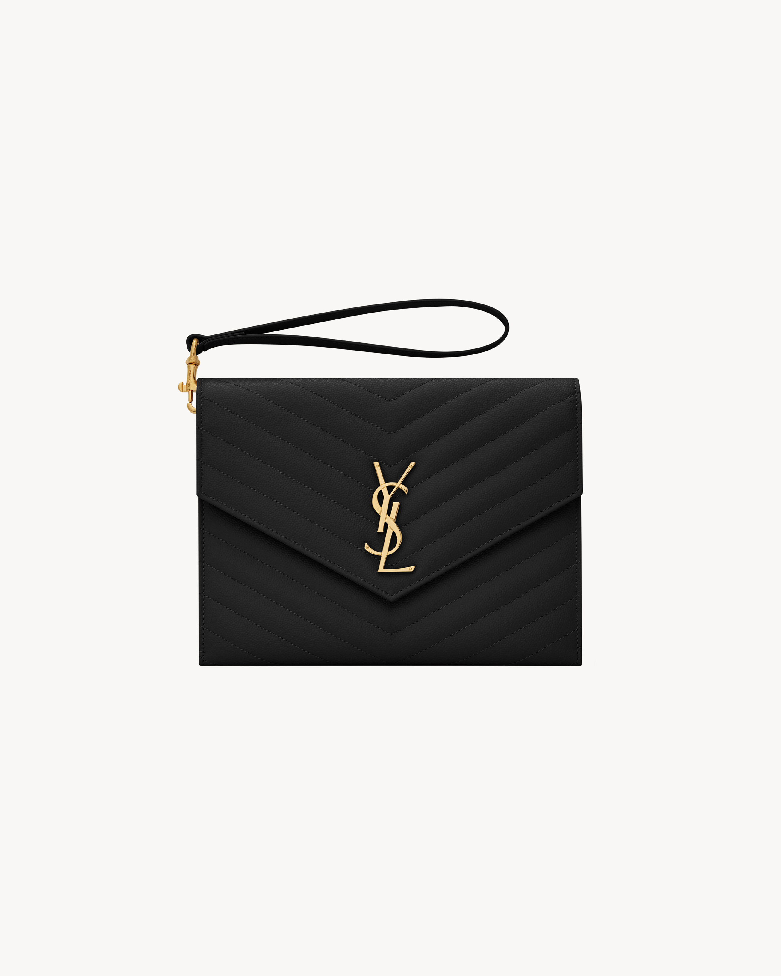 Клатч CASSANDRE MATELASSÉ с клапаном из кожи grain de poudre SAINT LAURENT, черный
Клатч CASSANDRE MATELASSÉ с клапаном из кожи grain de poudre SAINT LAURENT, черный