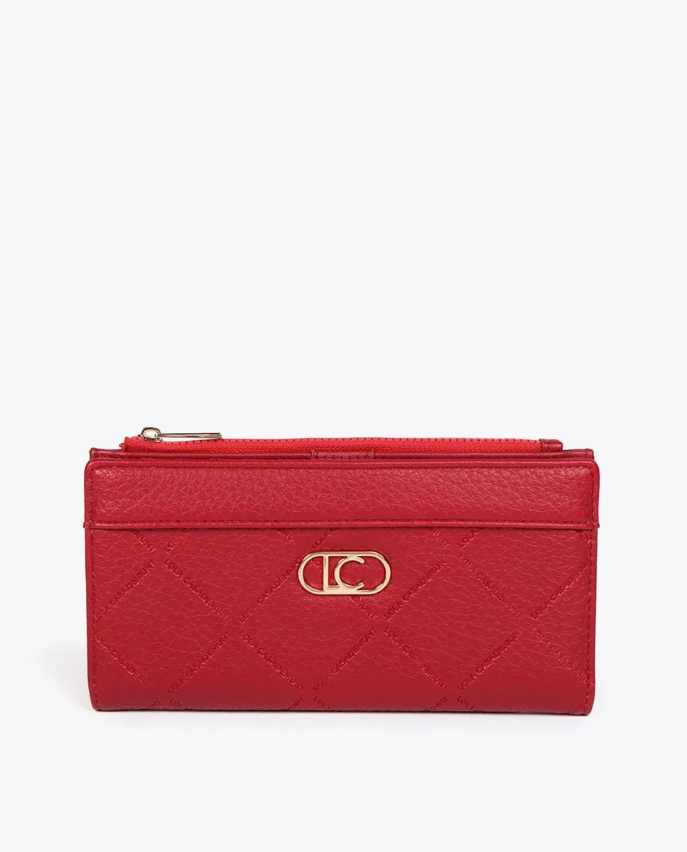 Женский кошелек с несколькими отделениями на молнии Lola Casademunt, красный
Женский кошелек с несколькими отделениями на молнии Lola Casademunt, красный