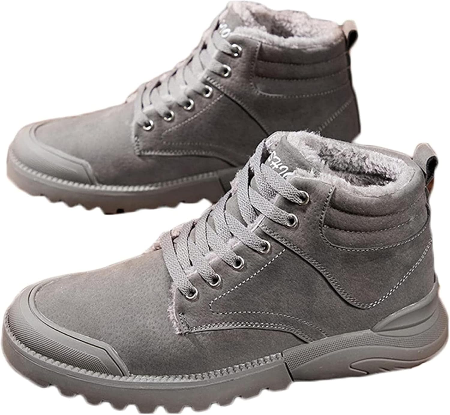 Мужские зимние снежные ботинки Yiozoi, защищающие от ветра, высокие наружные прогулочные ботинки, шнуровка, мягкие и бархатные повседневные ботильоны, серый
Мужские зимние снежные ботинки Yiozoi, защищающие от ветра, высокие наружные прогулочные ботинки, шнуровка, мягкие и бархатные повседневные ботильоны, серый