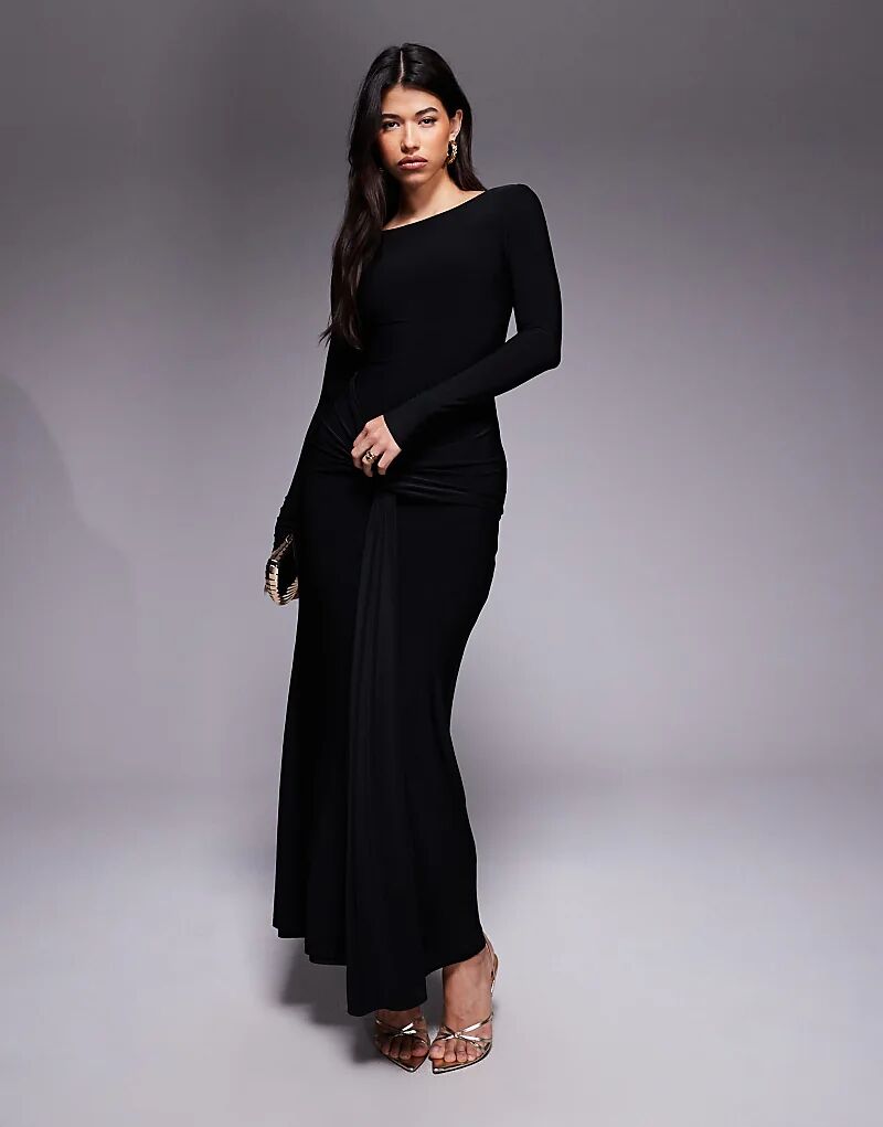 Платье макси с длинными рукавами и драпировкой Forever New черного цвета
Платье макси с длинными рукавами и драпировкой Forever New черного цвета