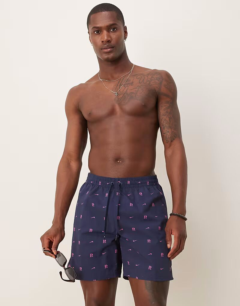 Шорты для плавания Nike Lux Letter 7 дюймов Volley темно-синего цвета Nike Swimming
Шорты для плавания Nike Lux Letter 7 дюймов Volley темно-синего цвета Nike Swimming