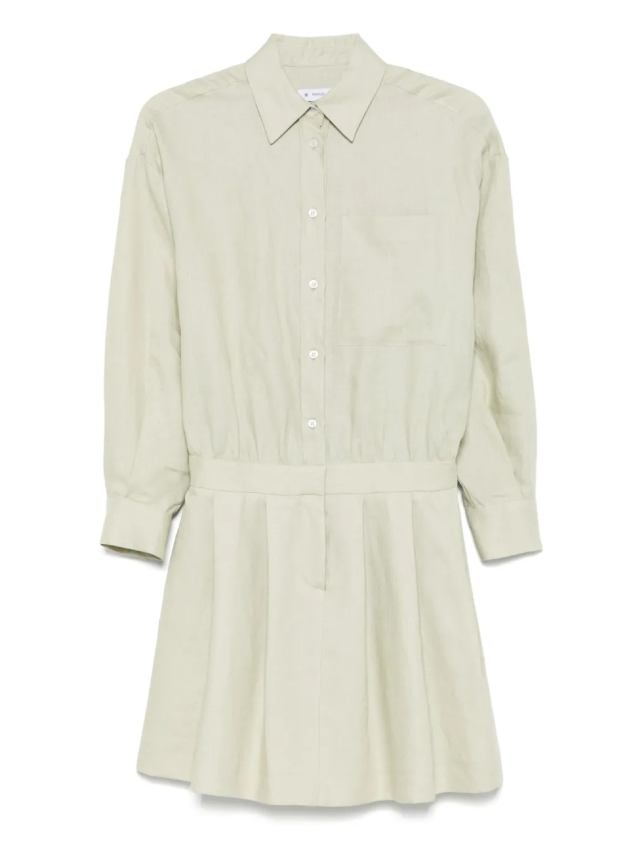 Льняное мини-платье Manuel Ritz, зеленый
Льняное мини-платье Manuel Ritz, зеленый