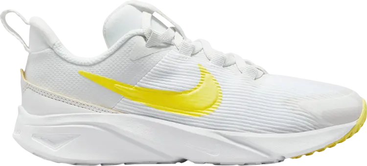 Кроссовки Star Runner 4 PS 'Summit White Opti Yellow', белый
Кроссовки Star Runner 4 PS 'Summit White Opti Yellow', белый