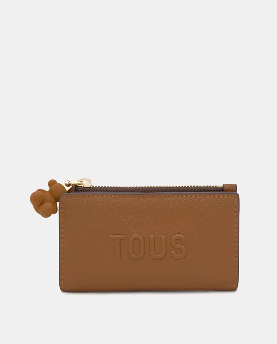 Маленький кошелек с застежкой-молнией Tous, коричневый
Маленький кошелек с застежкой-молнией Tous, коричневый