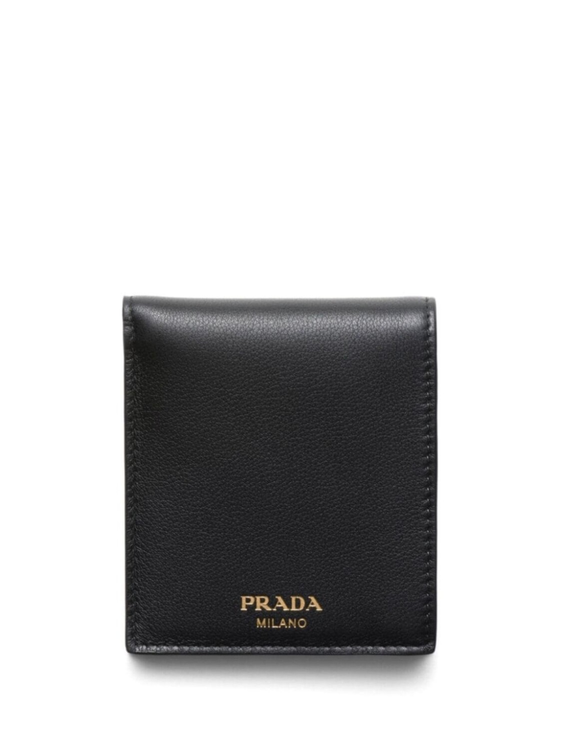 Prada кожаный кошелек с логотипом и печатью в два сложения, черный
Prada кожаный кошелек с логотипом и печатью в два сложения, черный